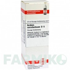 АЦИДУМ САРКОЛАКТИКУМ (ACIDUM SARCOLACTICUM) D 6 розчин 20 мл - Гомеопатія DHU