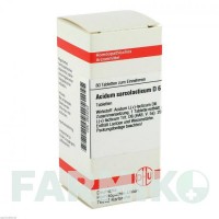 АЦИДУМ САРКОЛАКТИКУМ (ACIDUM SARCOLACTICUM) D 6 таблетки 80 шт - Гомеопатия DHU
