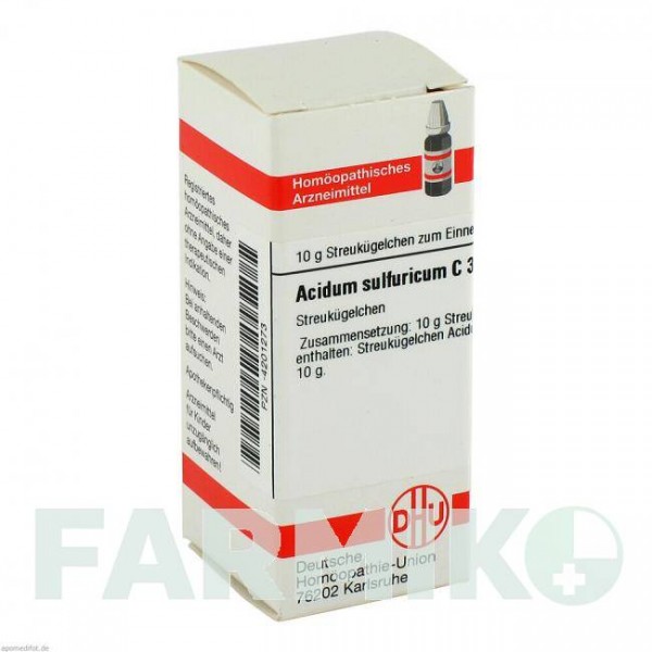 АЦИДУМ СУЛЬФУРИКУМ (ACIDUM SULFURICUM) C 30 глобули 10 г - Гомеопатія DHU