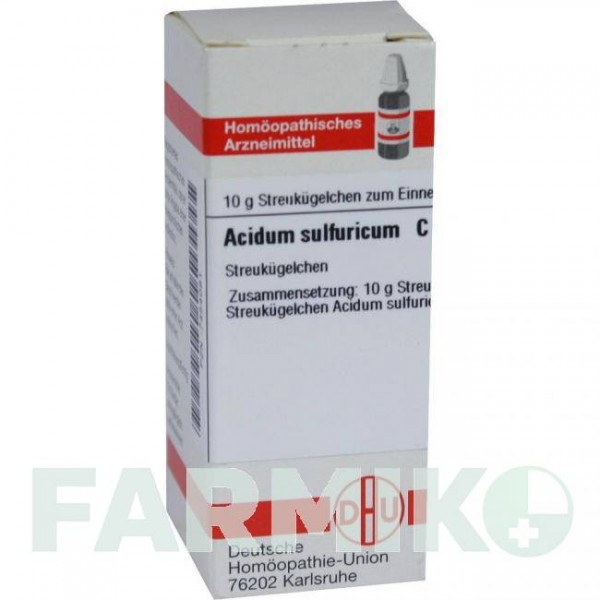 АЦИДУМ СУЛЬФУРИКУМ (ACIDUM SULFURICUM) C 6 глобули 10 г - Гомеопатия DHU