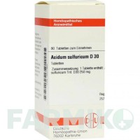 АЦИДУМ СУЛЬФУРИКУМ (ACIDUM SULFURICUM) D 30 таблетки 80 шт - Гомеопатія DHU