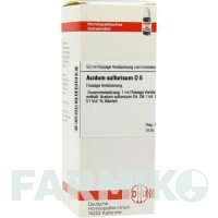 АЦИДУМ СУЛЬФУРИКУМ (ACIDUM SULFURICUM) D 6 раствор 50 мл - Гомеопатия DHU