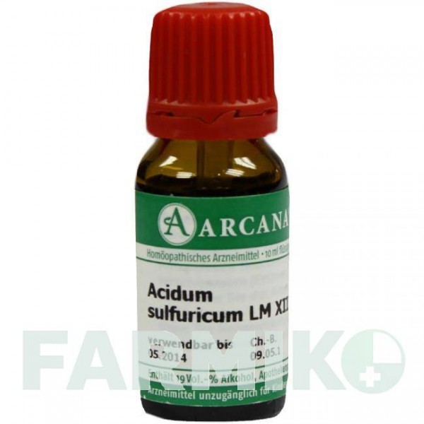 АЦИДУМ СУЛЬФУРИКУМ (ACIDUM SULFURICUM) LM 12 раствор 10 мл - Гомеопатия ARCANA DR.SEWERIN