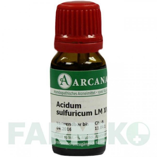 АЦИДУМ СУЛЬФУРИКУМ (ACIDUM SULFURICUM) LM 18 раствор 10 мл - Гомеопатия ARCANA DR.SEWERIN