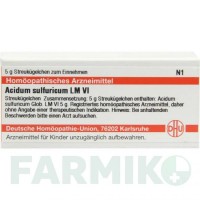 АЦИДУМ СУЛЬФУРИКУМ (ACIDUM SULFURICUM) LM VI глобули 5 г - Гомеопатія DHU