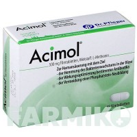 АЦИМОЛ (ACIMOL) 500 мг таблетки 48 шт - L-метіонін DR.PFLEGER