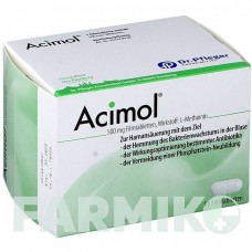 АЦИМОЛ (ACIMOL) 500 мг таблетки 96 шт - L-метионин DR.PFLEGER