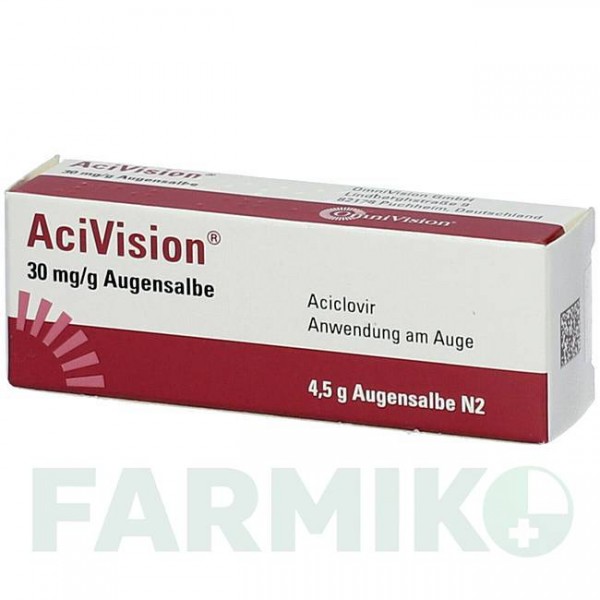 АЦИВИЗИОН (ACIVISION) 30 мг/г мазь 4,5 г - Ацикловир OMNIVISION