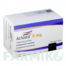 АКЛАСТА (ACLASTA) 5 мг раствор 100 мл - Золедроновая кислота CC PHARMA