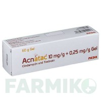 АКНАТАК (ACNATAC) 10 мг/г + 0,25 мг/г гель 60 г - Витамин A (Ретинол), Другое MEDA PHARMA