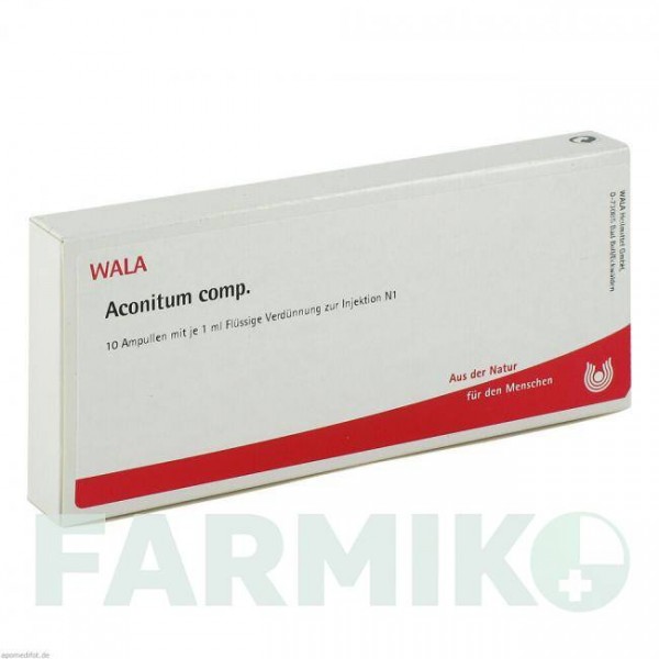 АКОНИТУМ КОМП (ACONITUM COMP) ампулы 10x1 мл - Гомеопатия WALA HEILMITTEL