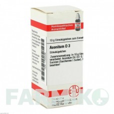 АКОНИТУМ (ACONITUM) D 3 глобули 10 г - Гомеопатия DHU