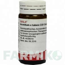 АКОНИТУМ (ACONITUM) D 30 глобули 20 г - Гомеопатия WALA HEILMITTEL