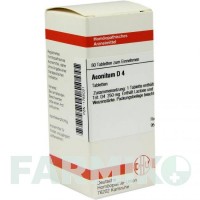 АКОНІТУМ (ACONITUM) D 4 таблетки 80 шт - Гомеопатія DHU