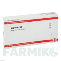 АКОНИТУМ (ACONITUM) D 6 ампулы 8x1 мл - Гомеопатия DHU