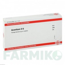 АКОНИТУМ (ACONITUM) D 6 ампулы 8x1 мл - Гомеопатия DHU