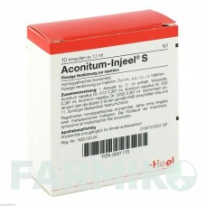 АКОНИТУМ ИНЬЕЛЬ (ACONITUM INJEEL) ампулы 10 шт - Гомеопатия BIOLOGISCHE HEILMITTEL HEEL