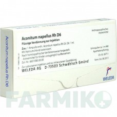 АКОНИТУМ НАПЕЛЛЮС (ACONITUM NAPELLUS) D 6 ампулы 8x1 мл - Гомеопатия WELEDA