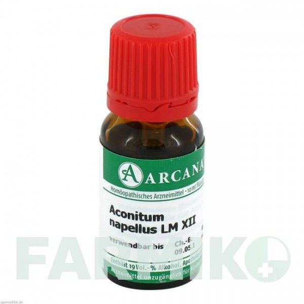 АКОНИТУМ НАПЕЛЛЮС (ACONITUM NAPELLUS) LM 12 раствор 10 мл - Гомеопатия ARCANA DR.SEWERIN