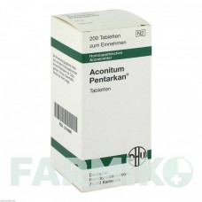 АКОНИТУМ ПЕНТАРКАН (ACONITUM PENTARKAN) таблетки 200 шт - Гомеопатия DHU