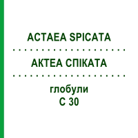 АКТЕА СПІКАТА (ACTAEA SPICATA) C 30 глобули 10 г - Гомеопатія DHU