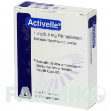 АКТИВЕЛЬ (ACTIVELLE) таблетки 28 шт - Норетистерон, Естроген KOHLPHARMA