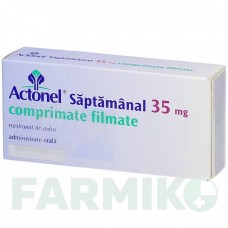 АКТОНЕЛЬ (ACTONEL) 35 мг таблетки 12 шт - Ризедроновая кислота ACA MULLER-ADAG PHARMA