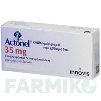 АКТОНЕЛЬ (ACTONEL) 35 мг таблетки 12 шт - Ризедронова кислота DOCPHARM