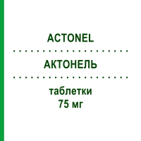 АКТОНЕЛЬ (ACTONEL) 75 мг таблетки 2 шт - Ризедронова кислота THERAMEX