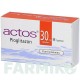 АКТОС (ACTOS) 30 мг таблетки 98 шт - Пиоглитазон AXICORP PHARMA