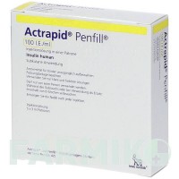 АКТРАПИД (ACTRAPID) 100 МЕ/мл раствор 5x3 мл - Инсулин (человеческий) AXICORP PHARMA