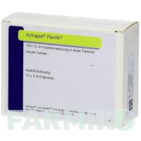 АКТРАПІД (ACTRAPID) 100 МО/мл розчин 10x3 мл - Інсулін (людський) CC PHARMA