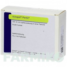 АКТРАПИД (ACTRAPID) 100 МЕ/мл раствор 10x3 мл - Инсулин (человеческий) CC PHARMA