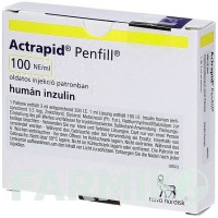 АКТРАПІД (ACTRAPID) 100 МО/мл картриджі 5x3 мл - Інсулін (людський) EMRA-MED