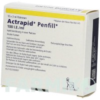АКТРАПИД (ACTRAPID) 100 МЕ/мл картриджи 10x3 мл - Инсулин (человеческий) EMRA-MED
