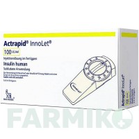 АКТРАПИД (ACTRAPID) 100 МЕ/мл раствор 5x3 мл - Инсулин (человеческий) NOVO NORDISK