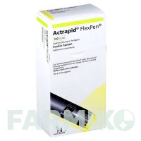АКТРАПІД (ACTRAPID) 100 МО/мл розчин 10x3 мл - Інсулін (людський) NOVO NORDISK
