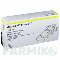 АКТРАПІД (ACTRAPID) 100 МО/мл розчин 10x3 мл - Інсулін (людський) NOVO NORDISK