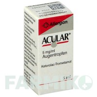 АКУЛАР (ACULAR) 5 мг/мл капли 5 мл - Кеторолак ABBVIE