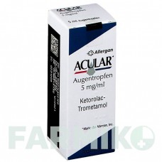 АКУЛАР (ACULAR) 5 мг/мл капли 5 мл - Кеторолак EMRA-MED