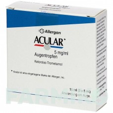 АКУЛАР (ACULAR) 5 мг/мл капли 3x5 мл - Кеторолак KOHLPHARMA