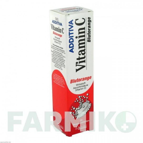 АДДИТИВА (ADDITIVA) таблетки 20 шт - Витамин C (Аскорбиновая кислота) DR.B.SCHEFFLER NACHFOLGER