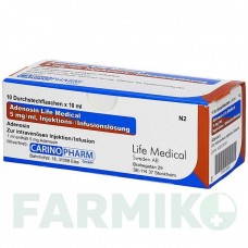 АДЕНОЗИН (ADENOSIN) раствор 10 мл - Аденозин CARINOPHARM