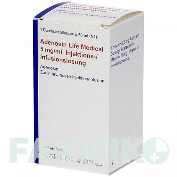 АДЕНОЗИН (ADENOSIN) розчин 50 мл - Аденозин CARINOPHARM