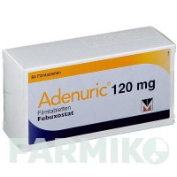 АДЕНУРИК (ADENURIC) 120 мг таблетки 84 шт - Фебуксостат CC PHARMA