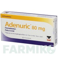 АДЕНУРИК (ADENURIC) 80 мг таблетки 28 шт - Фебуксостат KOHLPHARMA