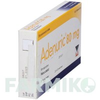 АДЕНУРИК (ADENURIC) 80 мг таблетки 28 шт - Фебуксостат PB PHARMA