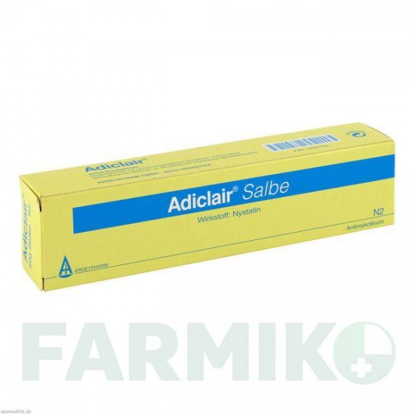 АДИКЛЭР (ADICLAIR) мазь 50 г - Нистатин ARDEYPHARM