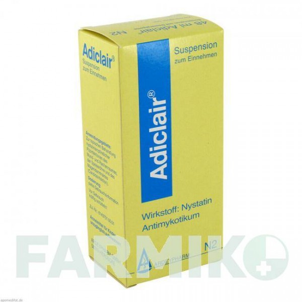 АДИКЛЭР (ADICLAIR) суспензия 48 мл - Нистатин ARDEYPHARM