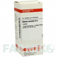 АДОНИС ВЕРНАЛИС (ADONIS VERNALIS) D 6 таблетки 80 шт - Гомеопатия DHU